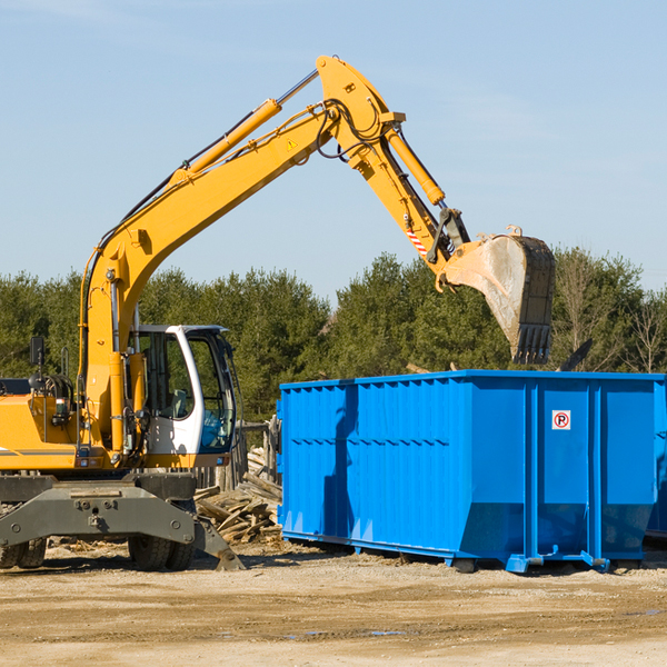 how many times can i have a residential dumpster rental emptied in Fellows CA